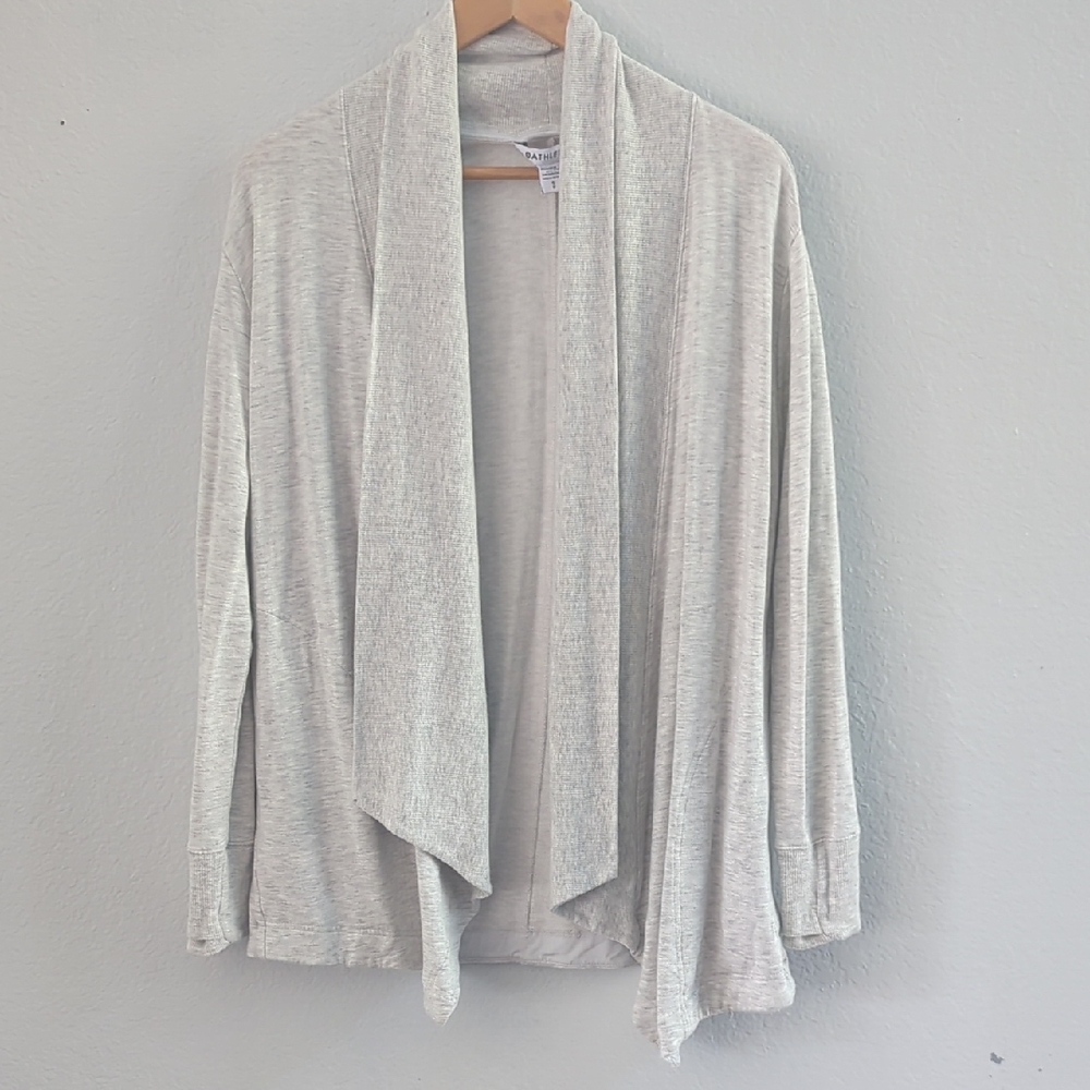 Athleta Women's Draped Cardigan - Light Gray
